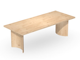 Rechthoek Eiken Halve maan